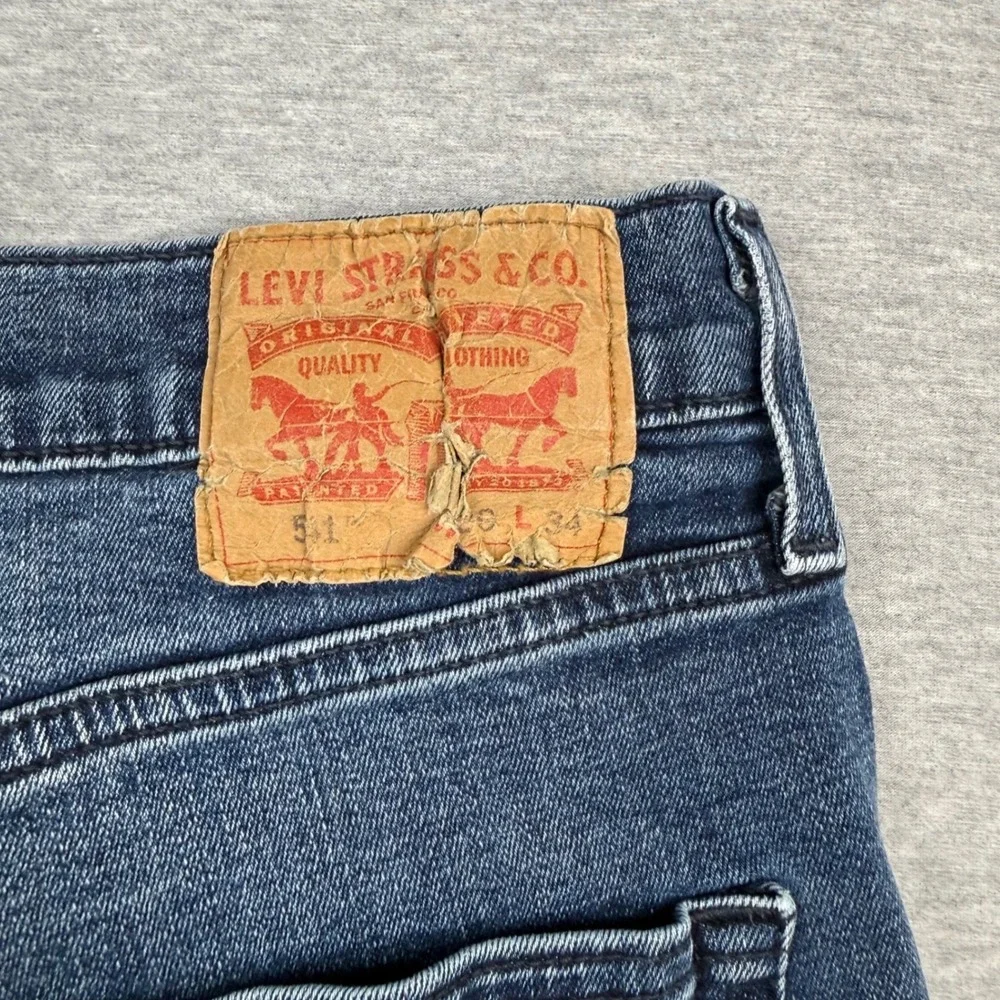 Levis 541 Athletic Taper Jeans Mens 36x34 Blue Medium Wash 18181-0216